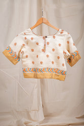 Cream Floral Blouse